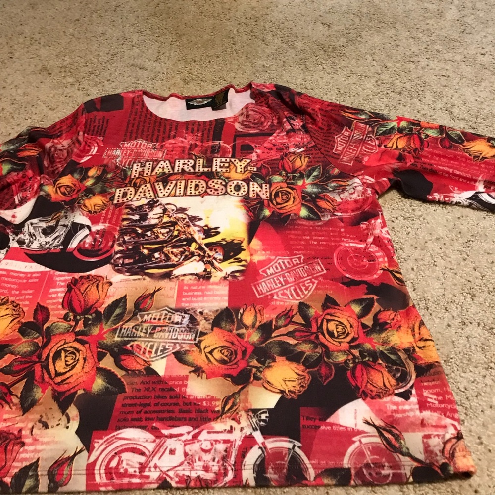 Harley Davidson Size 1X long sleeve shirt